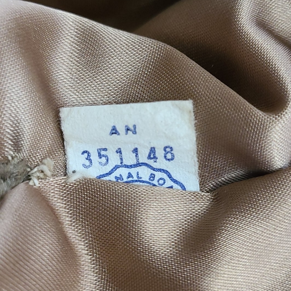 Vintage Fur Coat Brazotta Greenblatt's Fairmoor 1940s Blonde Light Brown Knee Lg - Picture 11 of 11